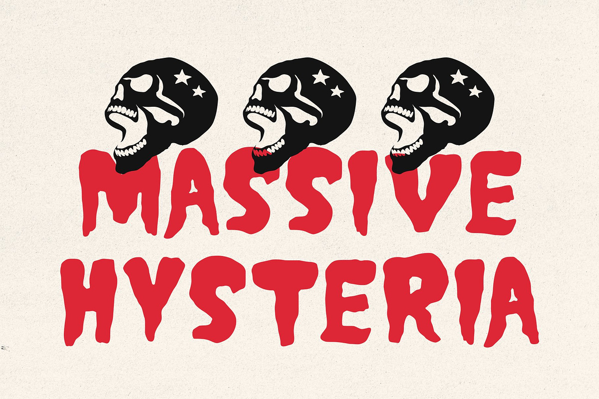CS Sharow – Vintage Horror Font, a Sans Serif Font by Craft Supply Co. (Photo 2 of 8)