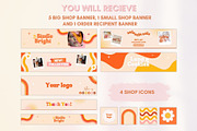 Retro Etsy Shop Branding Kit, a Websites & App Template by Boltik Studio (Thumbnail 2 of 7)