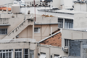 Urban rooftops telephoto view, an Architecture Photo by SkyNext