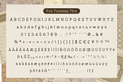 Fox Timeless 5 Font Styles, a Slab Serif Font by Fox7 By Rattana (Thumbnail 10 of 15)