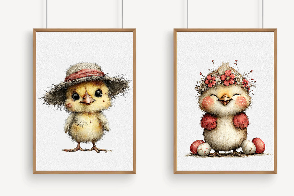 Whimsical Easter Farm Clipart, an Illustration by Libby Wishes (Photo 3 of 7)