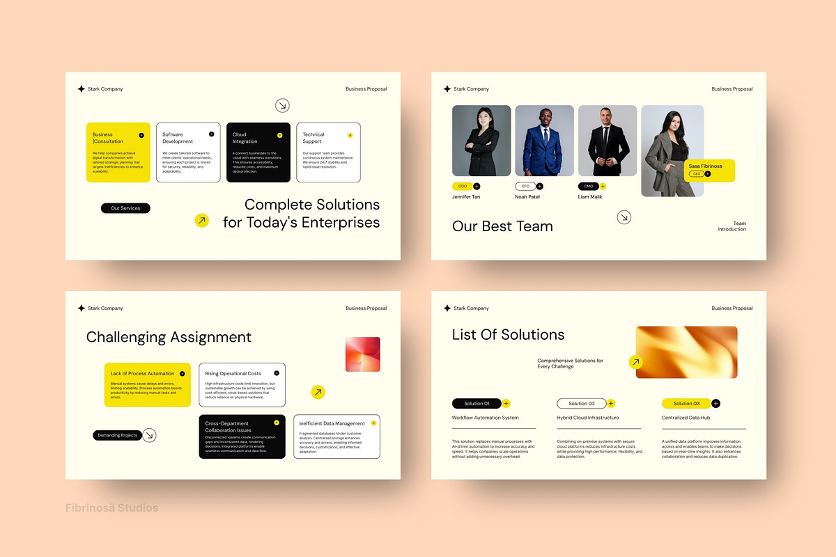 Strategic Business Proposal, a Presentation Template by FIBRINOSÄ (Photo 5 of 7)