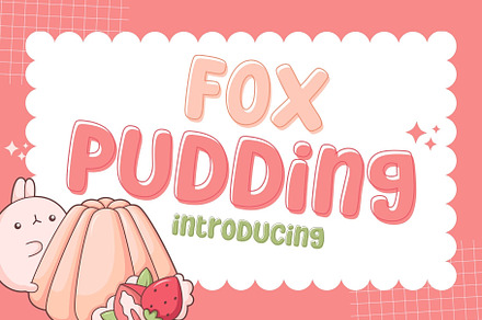 Fox Pudding Font, a Handwritten Font by Fox7 By Rattana