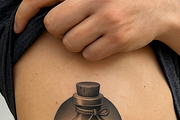 MonoChromatic Black&Grey TattooStamp, a Brushes & More by ProcreateInk (Thumbnail 4 of 5)