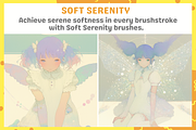 Procreate Soft Aesthetic Brushes, a Brush Add-On by nikiartcorner (Thumbnail 6 of 8)