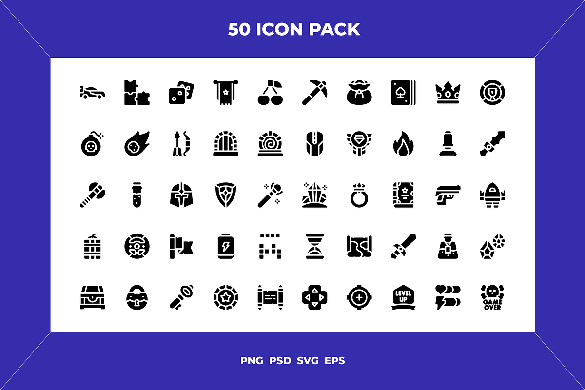 Videogame elements icons, an Outline Icon by Wencory (Photo 1 of 2)