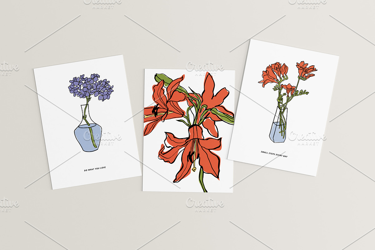 Art posters. Blossom collection, a Poster Template by oxygen_8 (Photo 2 of 10)