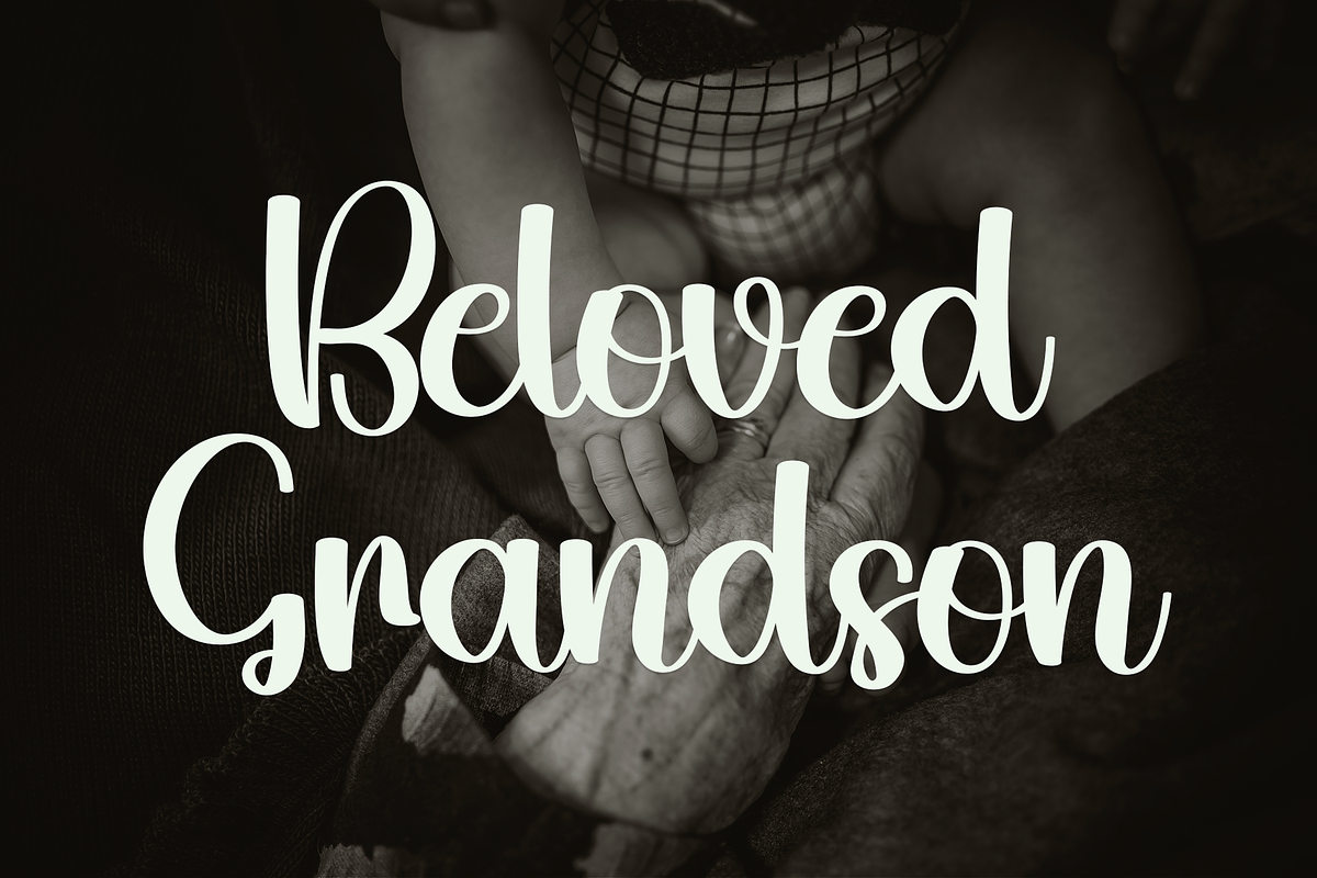 Hallo Grandma, a Handwritten Font by InermediaSTUDIO (Photo 8 of 8)