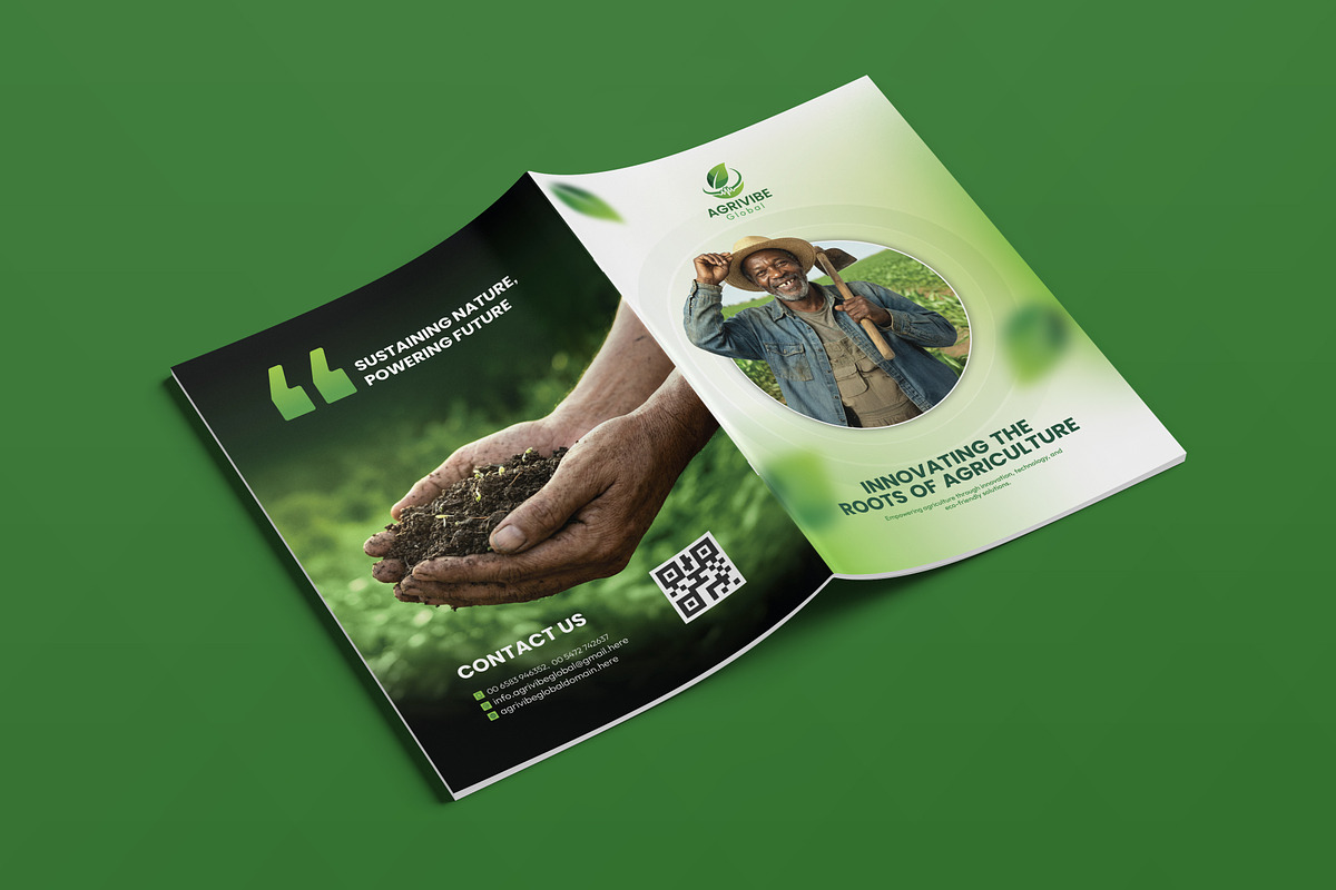 Agro Farm Company Profile, a Brochure Template by VectStock (Photo 5 of 6)