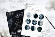 Lunare. Mysterious Graphic Set, an Animal Illustration by Muse Artist (Thumbnail 5 of 16)