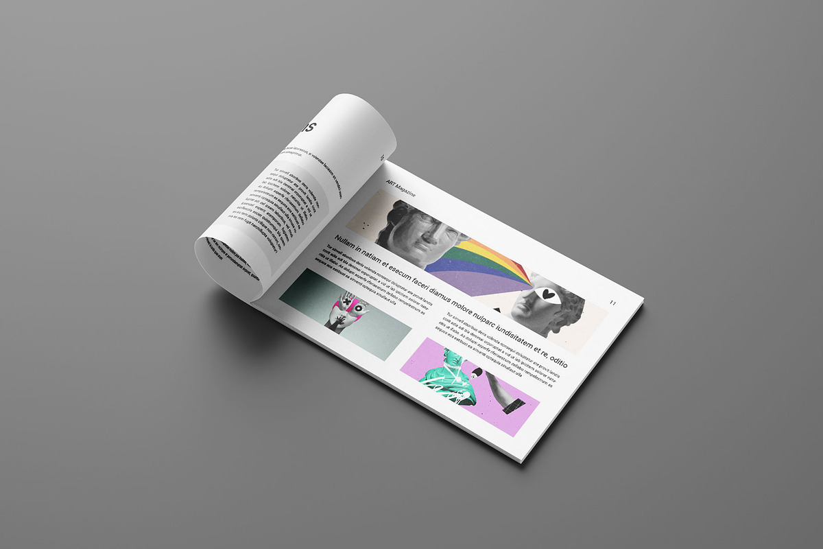 Art Exhibition Magazine Landscape, a Magazine Template by Seeing-art (Photo 6 of 10)