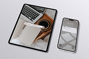 iPad and iPhone pro Mockup, an iPad Mockup by xavier_studio (Thumbnail 4 of 5)