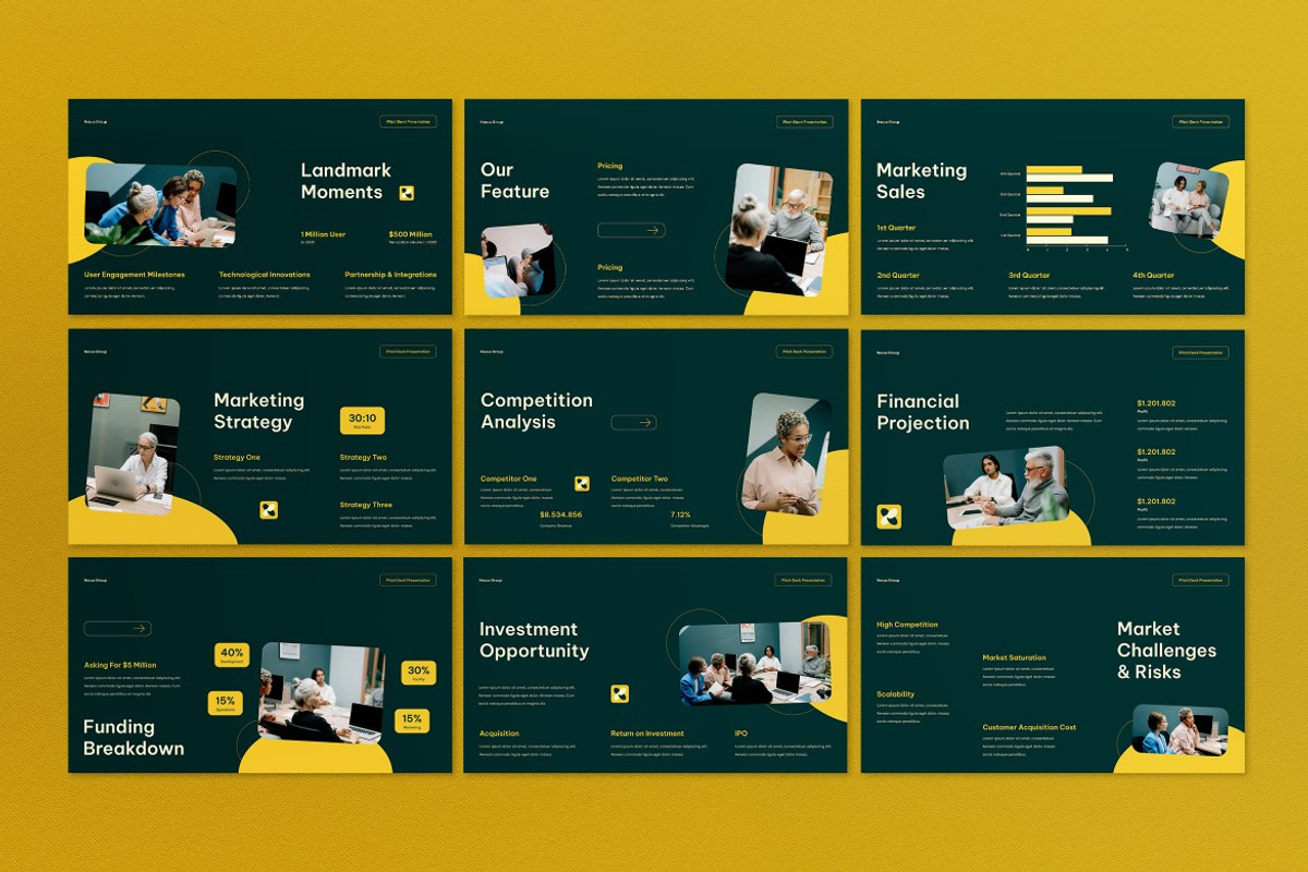 Digital Bank Company Google Slide, a Presentation Template by graphicook (Photo 3 of 4)