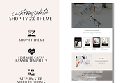 Modern Minimal Luxe Shopify Theme, a Shopify Template by Macarons and Mimosas (Thumbnail 2 of 10)