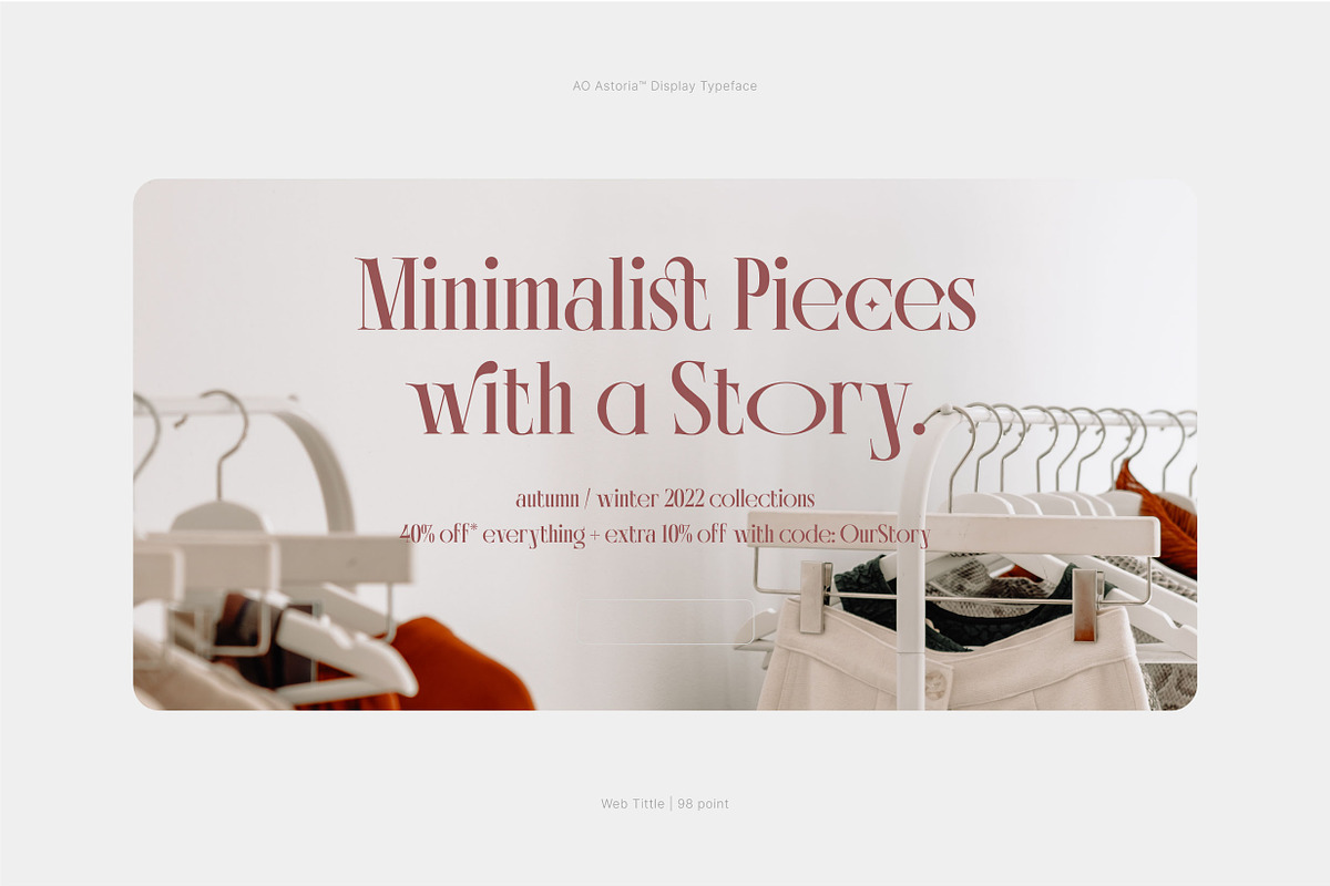 AO Astoria - Display Typeface, a Serif Font by OwunStudio (Photo 7 of 25)