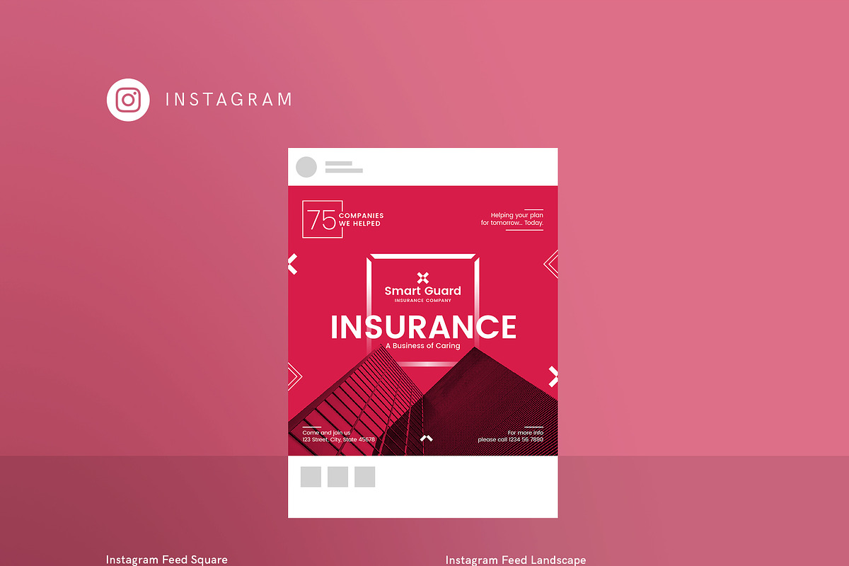 Mega Bundle | Insurance Company, a Poster Template by Amber Graphics (Photo 19 of 21)