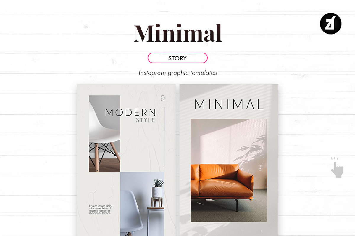 Minimal social media graphic, a Social Media Template by Chanut is industries (Photo 5 of 11)