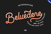 Belvedere - Monoline Font Duo, a Handwritten Font by Unio Designs (Thumbnail 1 of 10)