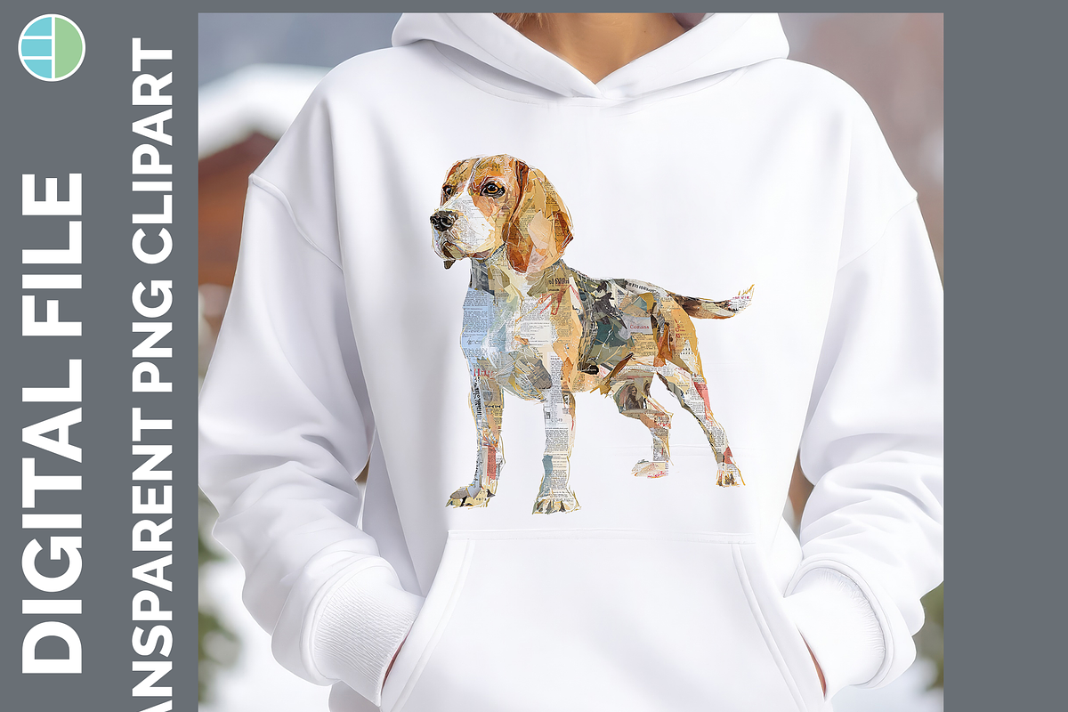 Mixed Media Dog Clipart Bundle PNG, an Animal Illustration by Enliven Designs (Photo 2 of 8)