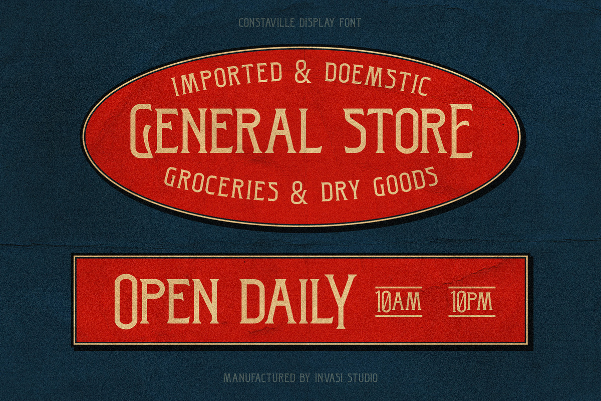 Costaville - Vintage Condensed, a Serif Font by Invasi Studio (Photo 6 of 10)