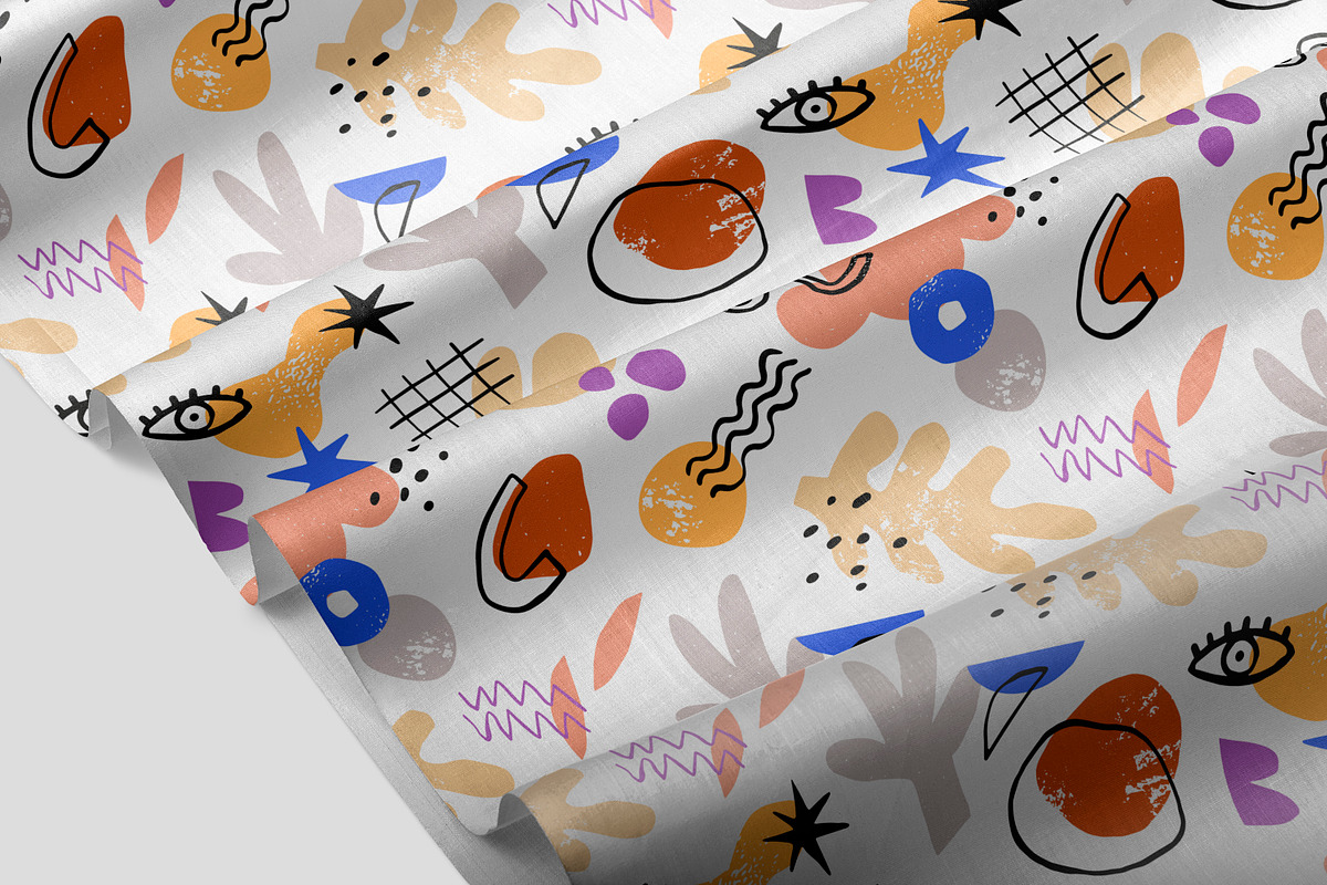 Abstract shapes seamless patterns, a Pattern Graphic by Good Studio (Photo 7 of 8)