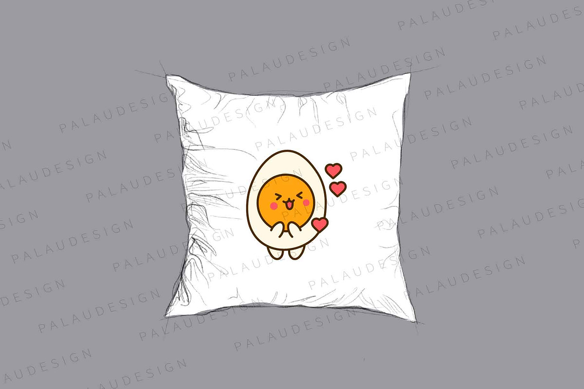 Cute Kawaii Eggs, a Food Illustration by Palau (Photo 6 of 12)