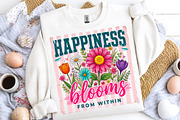 Positive Boho Floral Quote PNG, an Illustration by CreationArt (Thumbnail 8 of 9)
