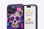 Sugar Skull Purple Cupcake Art, a Shirt Mockup by Vector Stall (Thumbnail 11 of 14)