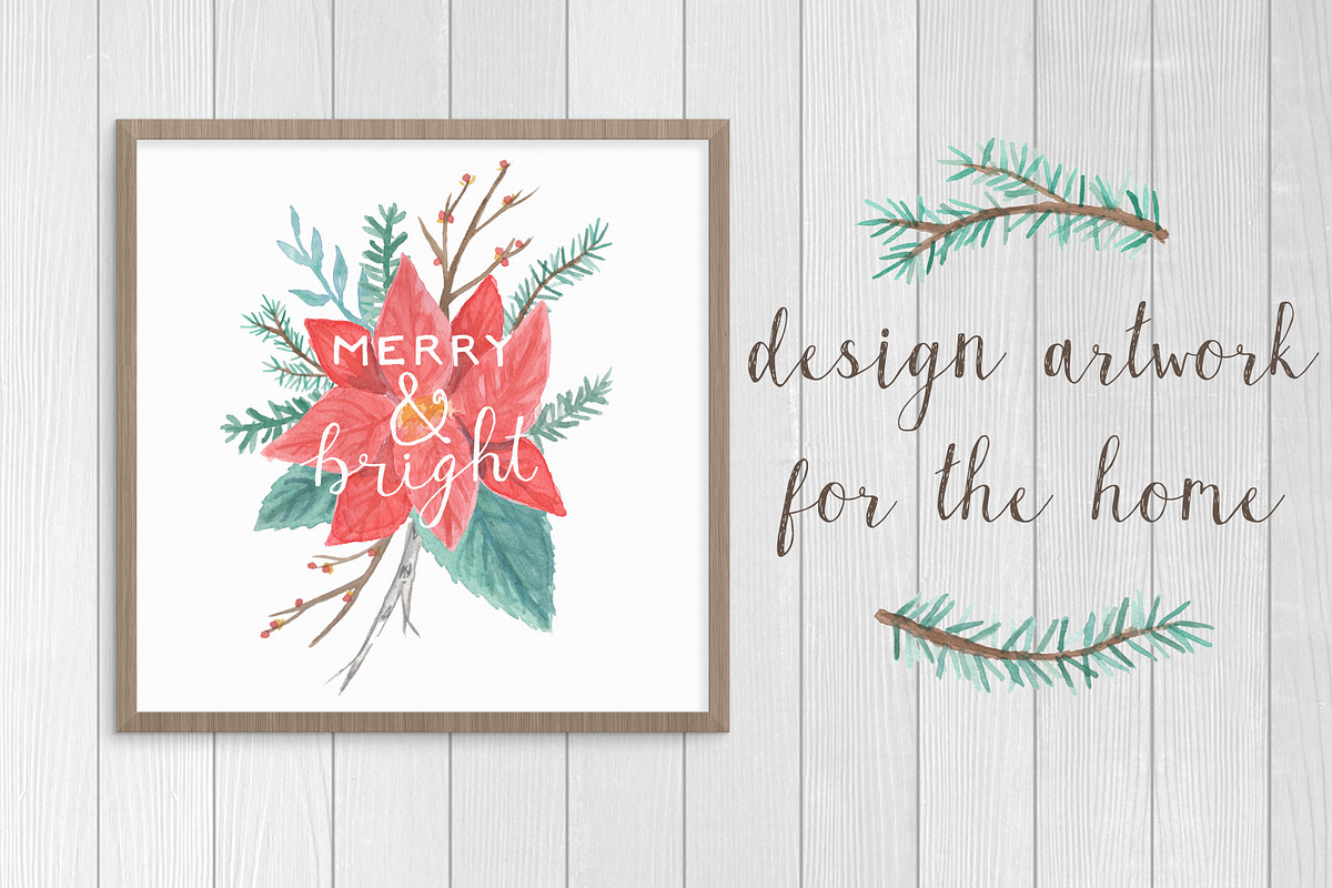 Winter Holiday Art (50% OFF), a Seasonal Illustration by Kellie Jayne Studio (Photo 5 of 8)