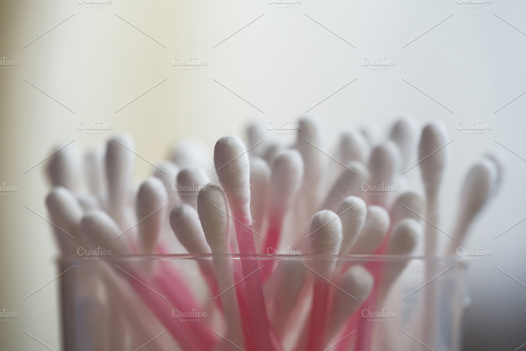 Macro of an outstanding cotton swabs. Cotton hygiene sticks, a Health & Medical Photo by Rohan Photography