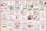 65+ Pinterest Templates + 3 BONUSES, a Social Media Template by SocialStyleTemplates (Thumbnail 3 of 8)