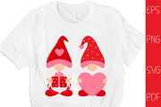 Valentine Gnome Heart sublimation, a Print Template by IrinaShishkova (Thumbnail 1 of 2)