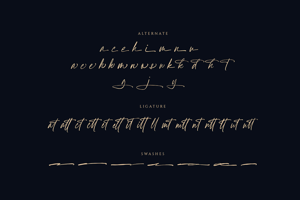 Scarlettia Modern Script Font, a Script Font by RantautypeStudio (Photo 14 of 15)
