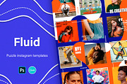 Puzzle Instagram Templates, a Social Media Template by Nassiie (Thumbnail 1 of 8)
