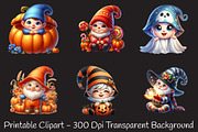 Halloween Cute Smiling Baby Gnome Su, an Illustration by RobertsArt (Thumbnail 2 of 7)
