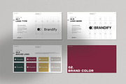 Brand Guideline PowerPoint, a Presentation Template by Dream-Lab (Thumbnail 4 of 12)