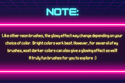 Neon Procreate Brushes, a Brush Add-On by Pawsitively Aesthetic (Thumbnail 7 of 11)