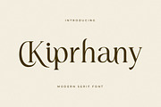 Kiprhany Modern Serif Font, a Serif Font by Letterena Studios (Thumbnail 1 of 15)