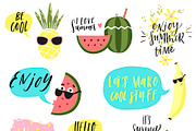 Yey! - Fun Summer Fruits set, an Illustration by Artnis (Thumbnail 3 of 7)