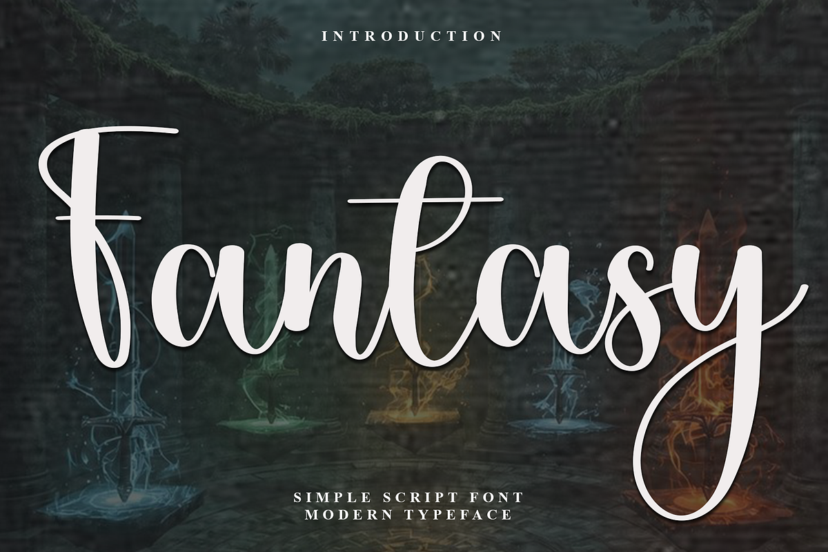 Fantasy, a Handwritten Font by FreshTypeINK (Photo 1 of 7)