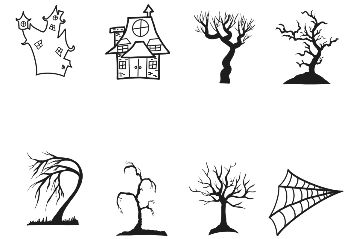 Halloween Elements Set 9, a Brush Add-On by Disasterology Ink (Photo 6 of 10)