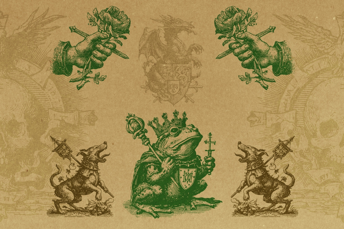 Middle Ages Medieval illustrations, a Decorative Illustration by Nocturnal Wolf (Photo 4 of 17)