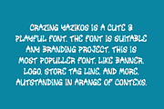Crazing Yazikos - Playful Font, a Handwritten Font by QR Design Studio (Thumbnail 4 of 6)