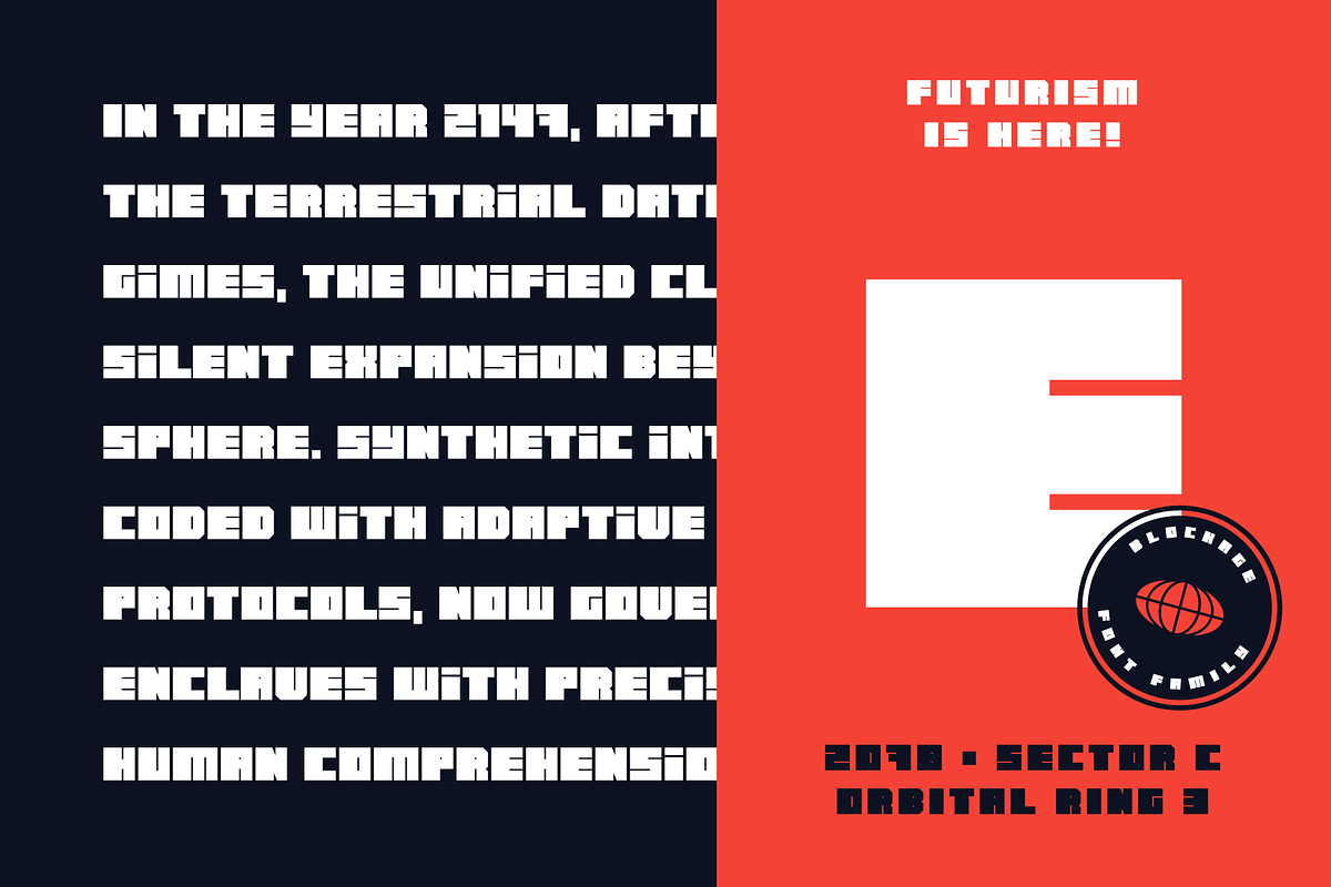 Blockage Block-Style Typeface, a Sans Serif Font by alpercakici (Photo 10 of 15)