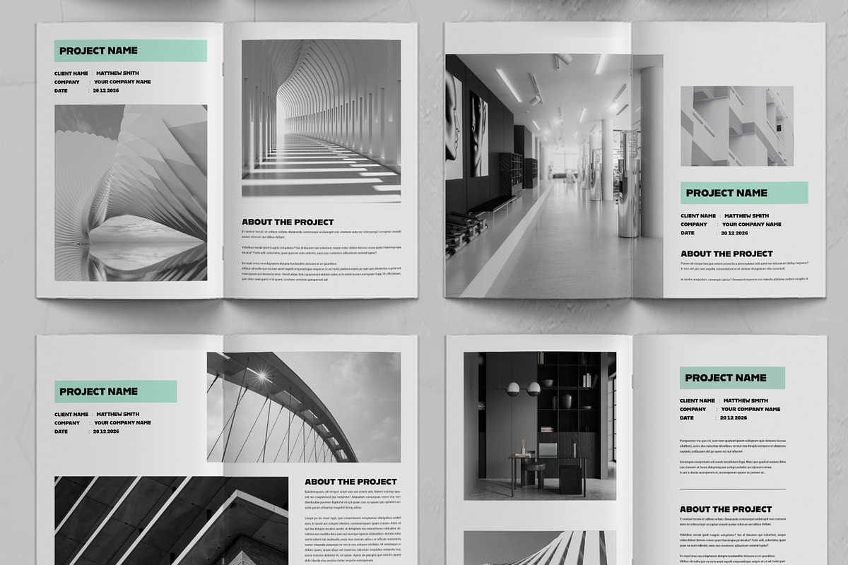 Architecture Portfolio Template, a Brochure Template by ContestDesign (Photo 3 of 3)