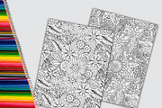 6 Floral Seamless Patterns, a Pattern Graphic by Elinorka (Thumbnail 5 of 5)