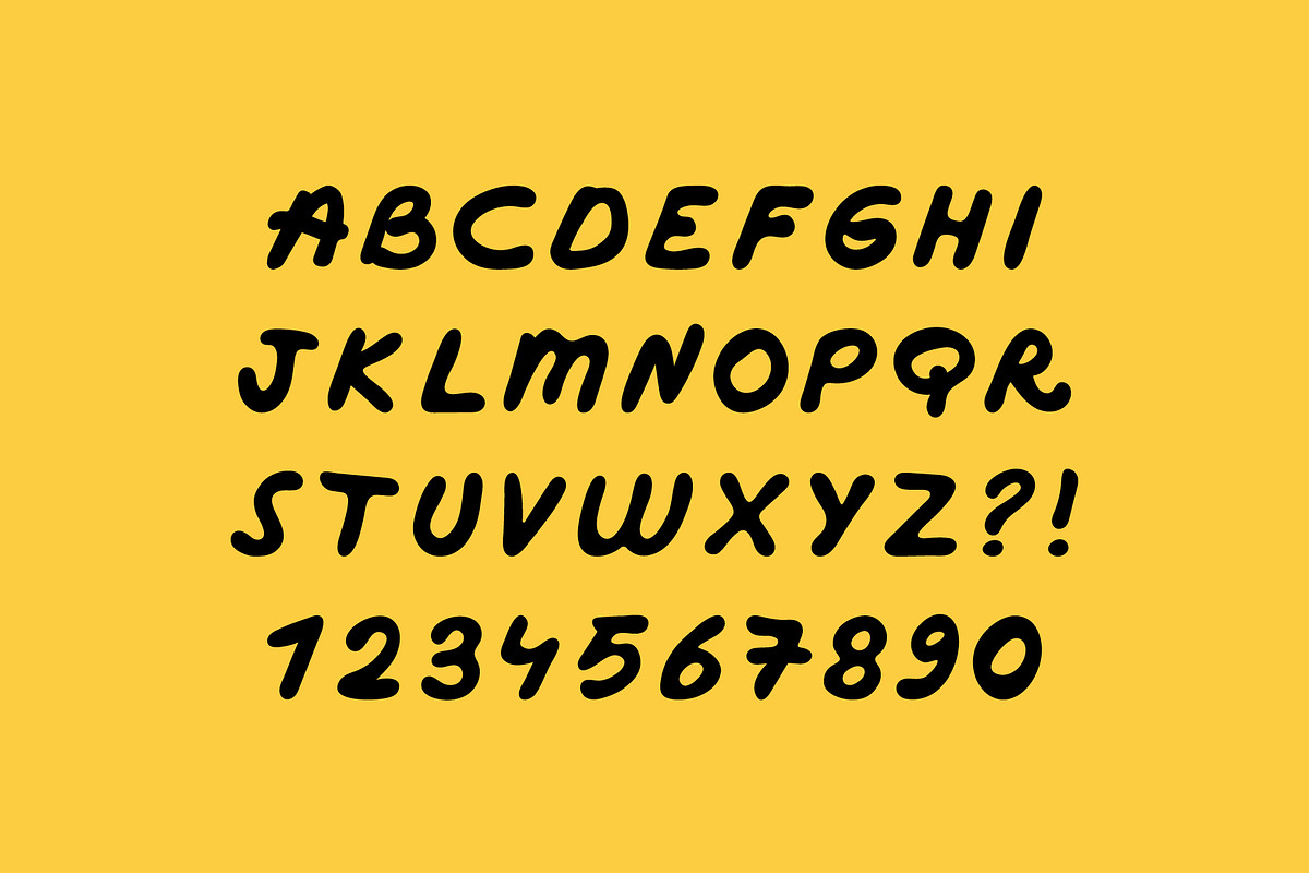 Handwritten Marker Font preview 2