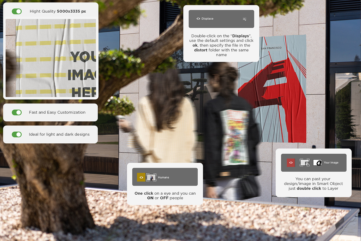 Street Poster Mock-Up's, a Print Template by Dikarte.Store (Photo 13 of 16)