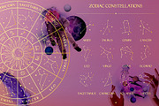 Zodiac Signs Horoscope Illustrations, a Graphic by Olya Creative (Thumbnail 3 of 37)