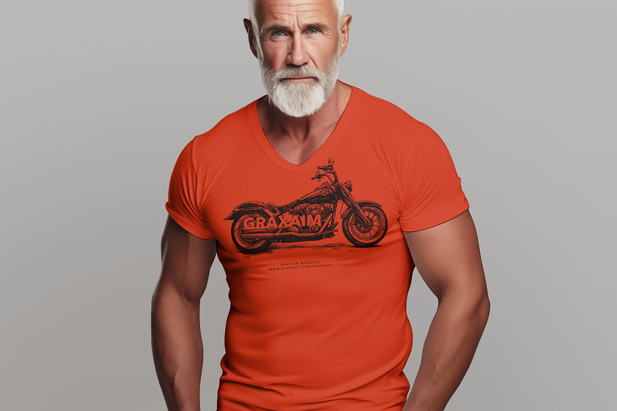 T-shirt Mockup, a Shirt Mockup by Graxaim Mock-up (Photo 3 of 5)